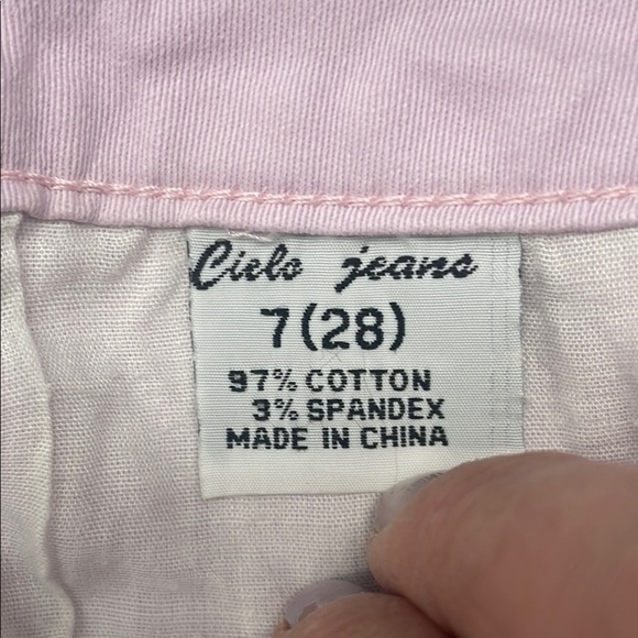 Pink Cielo Skinny Jeans, Five Pocket Style, Size 7 - Picture 7 of 8
